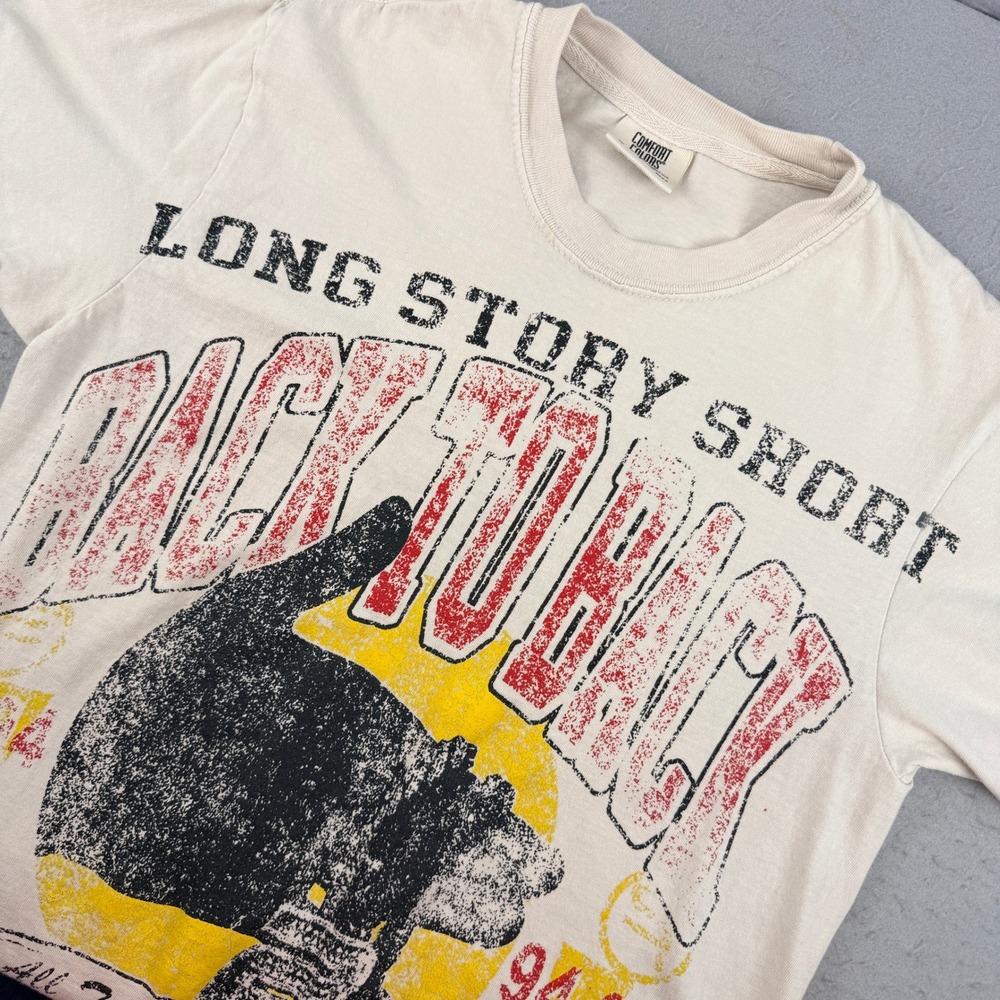 Taylor Swift Long Story Short Shirt S Comfort Colors Ivory Evermore Eras Graphic